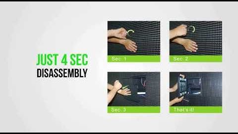 How to assemble & disassemble of front service led display module, so easy if use Smartile