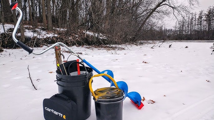 Ice Fishing with the Schooley Spring Bobber Pole 
