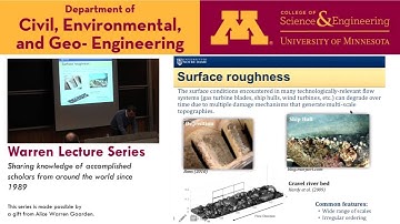 Warren Lecture Series, April 1, Kenneth Christensen, University of Notre Dame