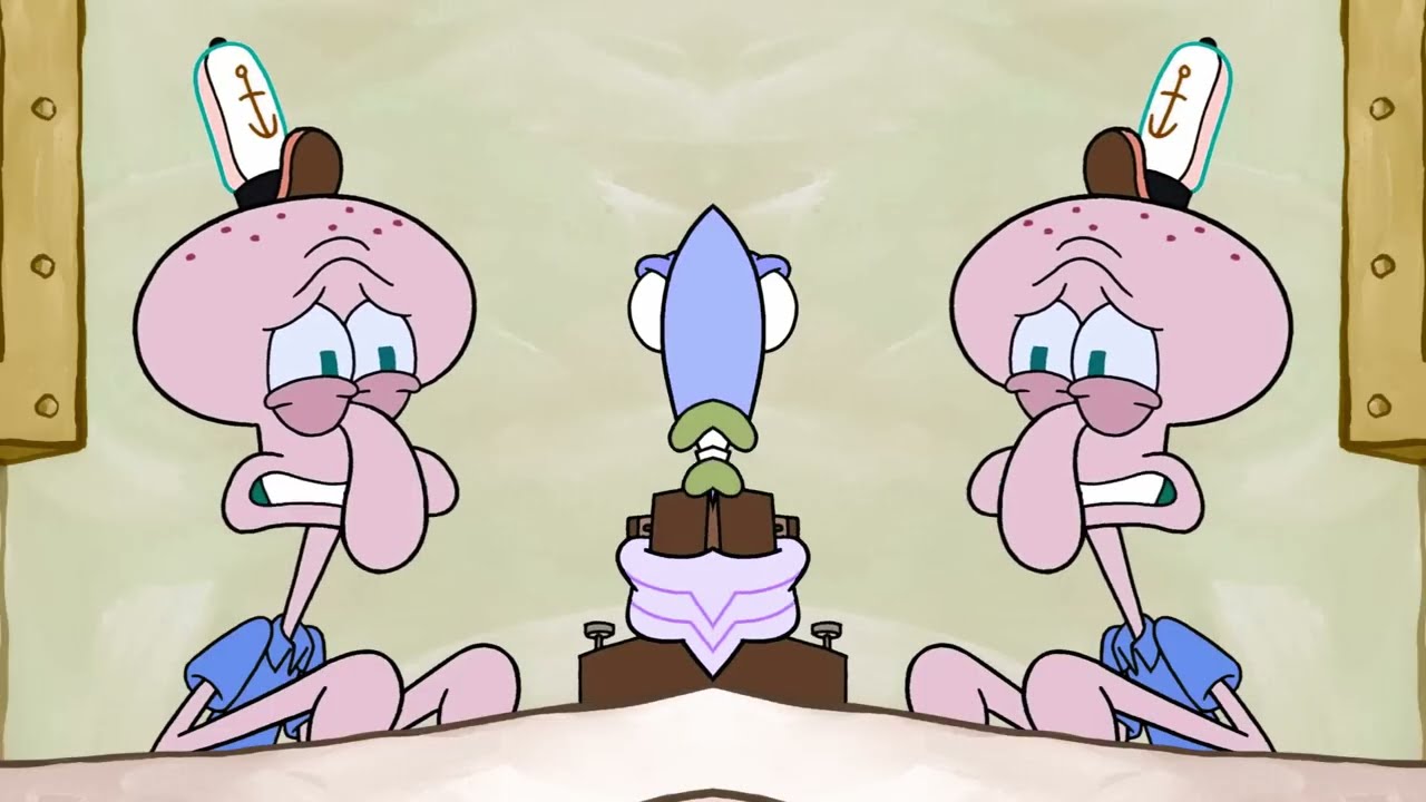 😮😱🥶 Look angry fish,, iin spongebob (sponsored by: csupo effects)