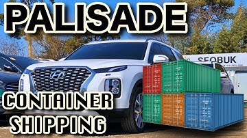 TWO Palisade Loading into a container for shipping (SEOBUK)