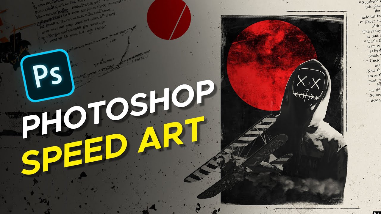 How I Made This Easy Album Cover In Photoshop - Speed Art - YouTube