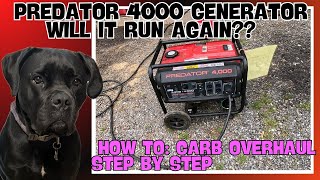 How to: Rebuild the Carburetor on a Predator 4000Watt Generator | StepbyStep