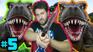 Ark Survival Evolved Türkçe 5#  2 Büyük Dinozorla Savaşıyoruz