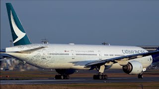 Cathay Pacific Spirit of Hong Kong Livery Boeing 777-300 B-HNK Takeoff from Narita 16R | 香港精神號