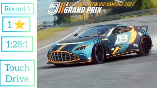 Aston Martin V12 Vantage 2022 Grand Prix - Asphalt 9 | Round 1 | TouchDrive 1:28:1 | Reference