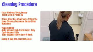 Office Cleaning Training Video