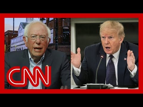 Bernie Sanders says Trump is trying to deflect from these two things