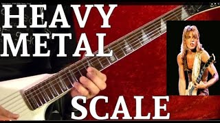 Video thumbnail of "The Heavy Metal Scale Guitar Lesson"