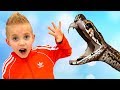 ОДИН в клетке с УДАВОМ... Kid in a cage with a anaconda...