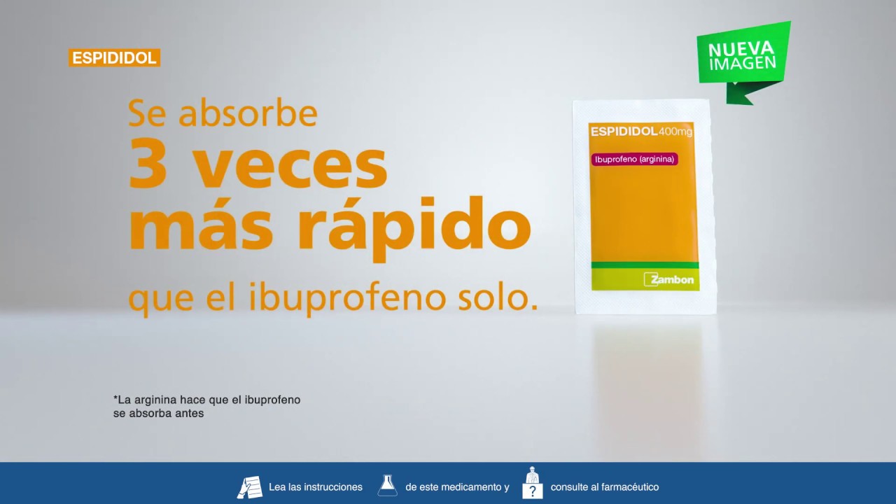 En cuanto tiempo se absorbe el ibuprofeno