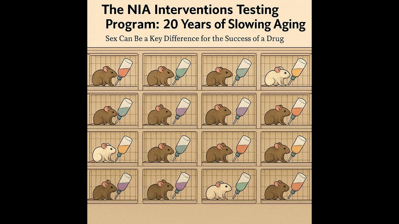 The NIA Interventions Testing Program: 20 Years of Slowing Aging - YouTube