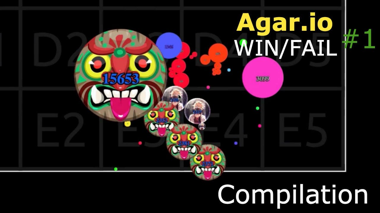 Agar.io | Win/Fail Compilation #1 | DOUBLESPLIT GODS?