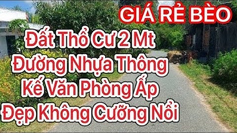 Chủ ngộp NH bán nhanh đất thổ cư 2 mt đường Củ Chi Tuyệt Đẹp