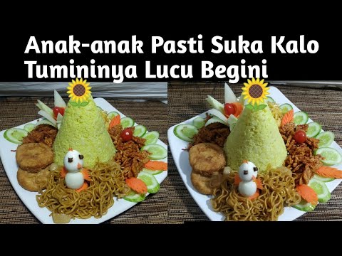Cara Membuat Cetakan Tumpeng Mini