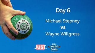 2021 World Indoor Bowls Championships - Day 6 Session 1: Michael Stepney vs Wayne Willgress