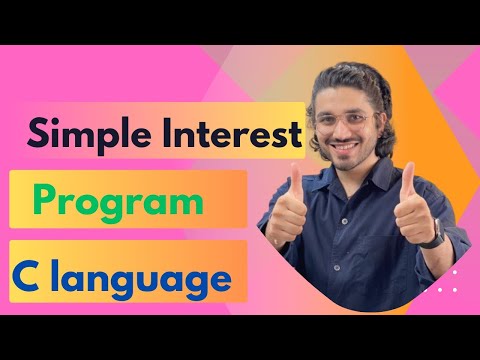 Simple Interest Program In C language || C language || BCA WALA