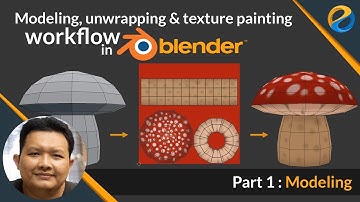 Modeling, Unwrapping and Texture painting workflow in Blender | Part 1 : modeling
