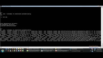 PEAR Video Tutorial 9 Installing the PEAR Structures DataGrid Datasource Drivers & Renders Part 1