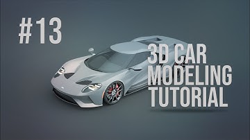 3D Car Modeling Tutorial - Ford GT pt.13