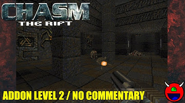 Chasm: The Rift Official Addon (DOSBox) - Level 02 - Hard No Commentary 4K