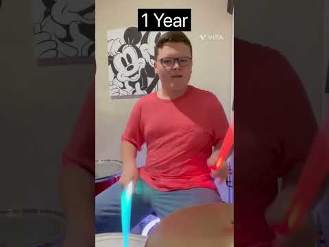 1 Second Vs 10 Years Of Drumming Shorts