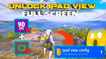 iPad-weergave PUBG Mobile | Ultieme configuratie | #bgmi ✅🔥