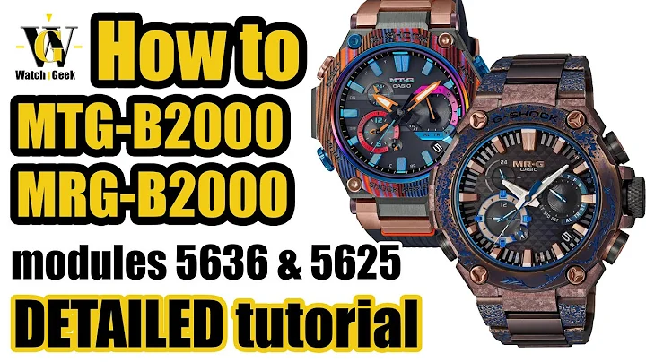 MTG-B2000 & MRG-B2000 - modules 5636 & 5625 tutorial on how to setup and use  ALL the functions