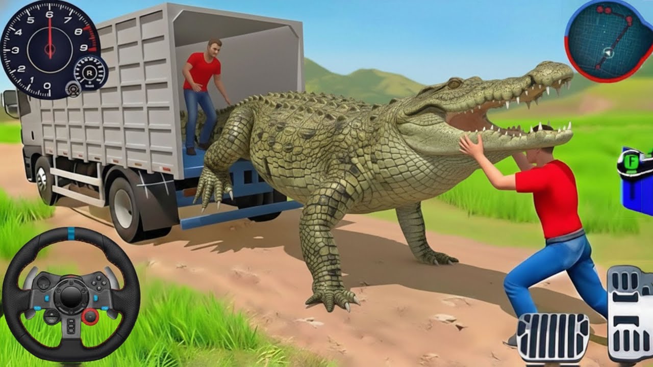 Animal Cargo Truck Driving Game 3D - Animal Transport Cargo Truck 2024 - Android Gameplay