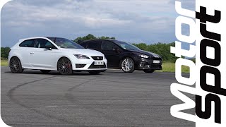 Drag race : Ford Focus RS VS Seat Leon Cupra 290