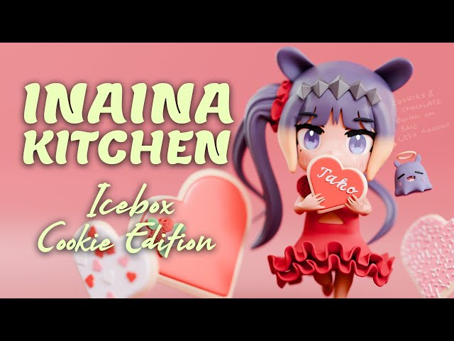 【INA INA KITCHEN】 Attempting To Make TakoCookies!!!! Happy Valentines Day!!! 【Sound + Pictures Only】のサムネイル