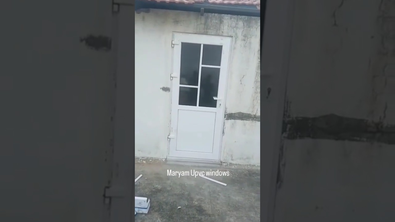 Upvc open door