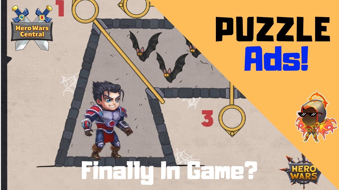 Hero Wars Puzzle Ads Finally In Game Mobile Youtube