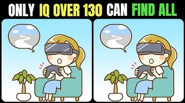 Spot The Difference! 🧠 Only Genius Minds (IQ 130+) Can Find Them All 😱🔍