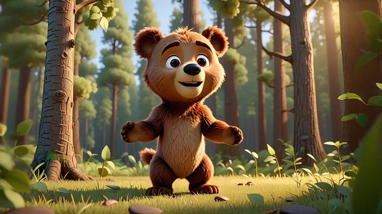 Yoga Time with Baby Bear | Calm & Stretch Song for Kids | Nursery Rhymes and Baby Songs