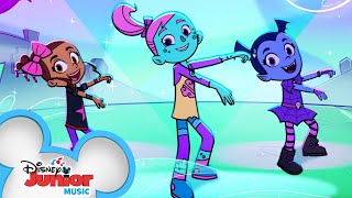 Zombie Bop 🧟♀️ | Music Video | The Ghoul Girls | Vampirina | Disney Junior