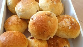 fluffy Raisins  Bread  خبز بالزبيب هش كالقطن وسهلة التحضير