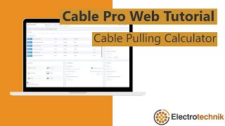 How to do Cable Pulling Tension Calculations | Cable Pro Web Tutorial screenshot 5