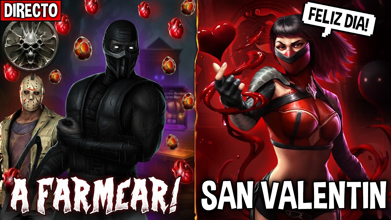 ¡DIA DE FARMEO! 🪏 KRIPTA Y CHOQUE DE REINOS ⚔️ FELIZ SAN VALENTIN 💖 MK Mobile