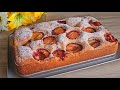 Simple et très savoureux ! Délicieux Gâteau aux prunes ! Prêt en Quelques minutes ❗