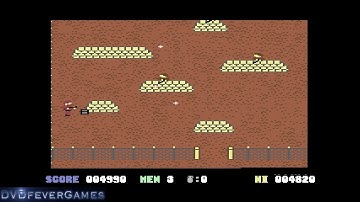Who Dares Wins II - The C64 Mini gameplay footage - DVDfeverGames