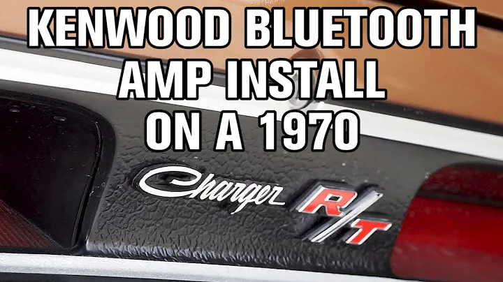 JB's Power Centre - Kenwood KAC-M1824BT Bluetooth Amplifier install in a 1970 Dodge Charger