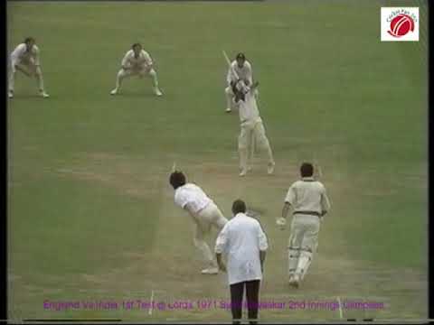 The Great Sunil Gavaskar Vs England   1st Test  Lords July 22 271971
