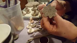 How to Make Clay Bisque Stamps For Adding Texture to Your Pottery