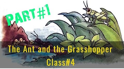 Lesson#2// The Ant and the Grasshopper//English//Class-4//Part#1