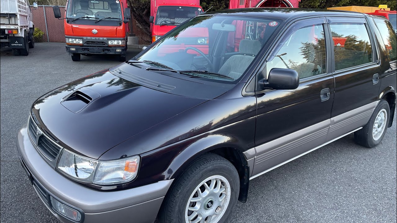 1994 Mitsubishi Shariot MPV 7 seats 4WD 5soeed Manual Transmission Intercooler turbo diesel 37,509mi