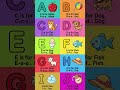 ABC Phonics Song 🎵 | A to Z Alphabet Sounds for Kids | Learn ABC Easily #shorts #preschoollearning