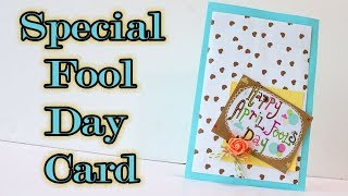 April fool’s Prank Card DIY | 1st April Card | Special Card Handmade Tutorial | 2018