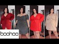 VALENTINES DAY DRESSES FROM BOOHOO | PLUS SIZE TRY ON HAUL! UK