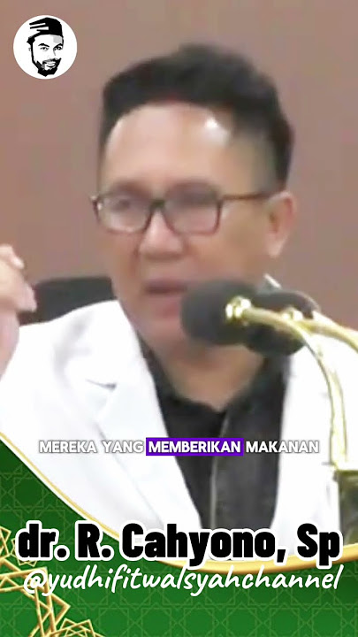 Makanlah makanan yang halal dan baik | #drcahyono #kesehatan #dakwah #hidupsehat #ceramah #shorts